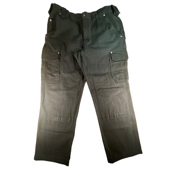 Men's DuluthFlex Fire Hose Standard Fit Cargo Black Work Pants Size 40x32 - Picture 1 of 10